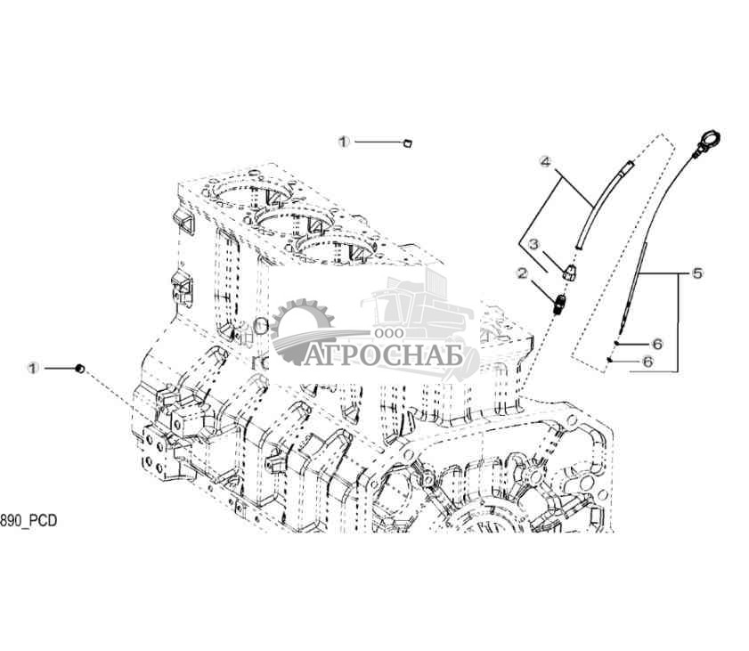 4001 Engine Oil Dipstick 
